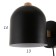 Bra 1668/1bk E27 40W Black 18x13x16 cm