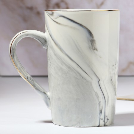 Ceramic mug "Beloved Mom", 350 ml, color gray color-2