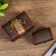 Casket wood chest "Sanding clock" set 2 pcs 8.5x12x8.5 cm 5.5x7x6 cm