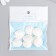 Decor for creativity Plastic "Broke with mother of pearl" White 1.8x2 cm