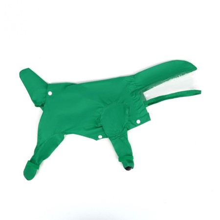 Combiason for dogs, demi -season with covers on paws, size M (DS 30, OG 32), green-1