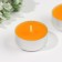 A set of tea candles aromatic "Orange", 3.8x1.6 cm, 3.5 hours, 12 g, 6 pieces
