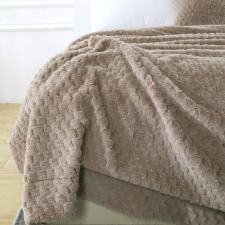 Aville cover, size 220x240 cm, beige color-9