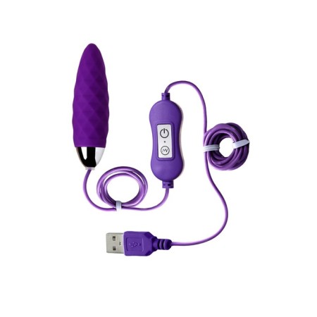 Vibroyaito with the Toyfa A-Toys Cony control panel, silicone, purple color, 7.6 cm-1