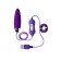 Vibroyaito with the Toyfa A-Toys Cony control panel, silicone, purple color, 7.6 cm