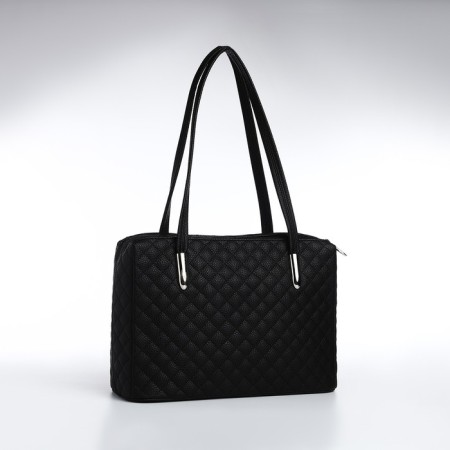 Female bag Textura, tout, average size, black color