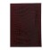 Cover for passport, burgundy color