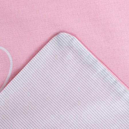 Bed linen Ethel 2 joint venture Pink Heart 175*215 cm, 200*220 cm, 70*70 cm -2 pcs-3