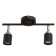 Lamp Black 2x6W GU10 Black 41x10x17cm