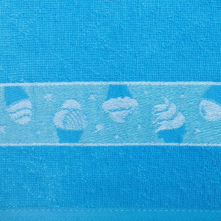 A towel 30x60 cm, ice cream, blue mix, 340 g/m, maistra, cotton-2