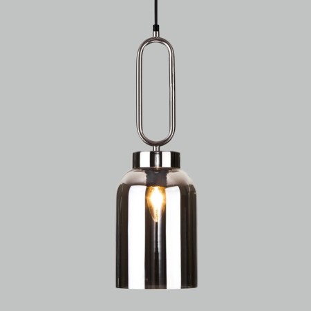 Suspended lamp with a glass ceiling FLOU, 40W, E27, 15x15 cm