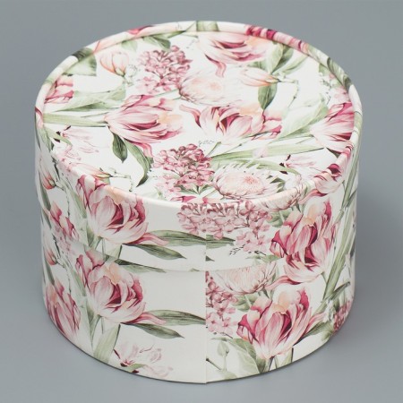 Gift box, packaging, "flowers", 13 x 8.5 cm-1