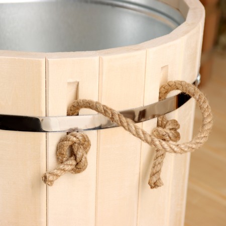 Linden -12l -galley, galvanized insert, with a lid, "Dobroparov"-9