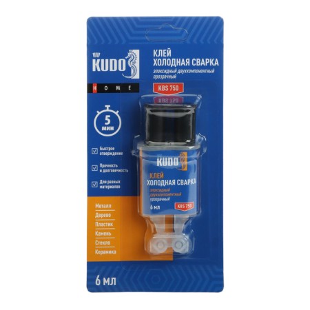 Glue epoxy two -component transparent kudo home, 6 ml