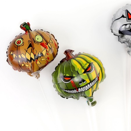 Foil ball 12 "Pumpkin monsters", set of 4 pcs.-1