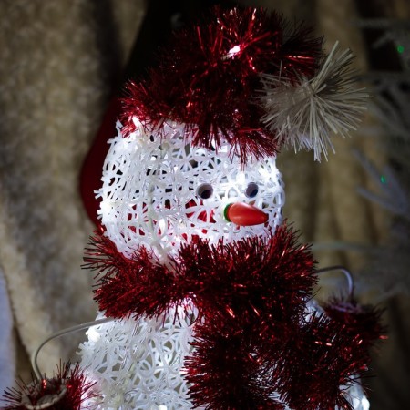 LED figure "Snowman in a hat", 60 × 80 × 25 cm, 30 W, 220 B-3