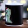 Ceramic mug "NG", 320 ml, black color