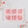Decor for creativity Glass "Rhinestones. Red-orange" d = 2-4.8 mm nr 1188 pcs 6x8x1.5 cm