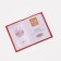 Cover for passport, red color