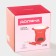 Ceramic set for Fondu "Glacock", 300 ml, 2 skewers, red color