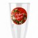 New Year's set of plastic glasses for champagne “Happy New Year”, Red, 150 ml