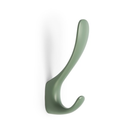 Furniture hook Cappio Heel Light, two -rod, green color