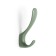 Furniture hook Cappio Heel Light, two -rod, green color