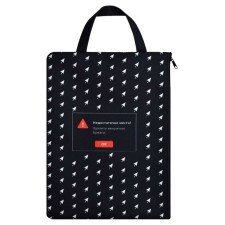 A4, 330 x 250 x 10 mm folder folder, lightning from above, with a pen, textile, 