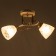 Chandelier 2001/2 E27 60W white-gold 44x26x25 cm