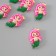 Suspension for creativity plastic "Little Mermaid with pink hair" 3.4x2.1x0.6 cm