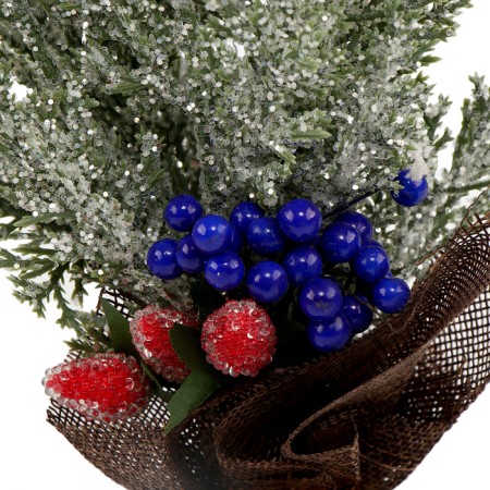 New Year's composition "Christmas tree with balls" 25 × 27 × 32 cm-1