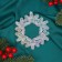 Decoration Christmas tree "Freelars" 10.5x10.5 cm, transparent