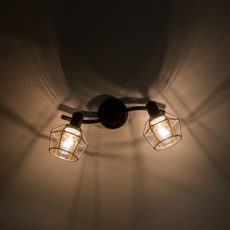 Tavern lamp, 2x60W E14 black-1
