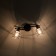 Tavern lamp, 2x60W E14 black