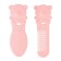 Set of combs "Bear", 2 pcs., Pink color