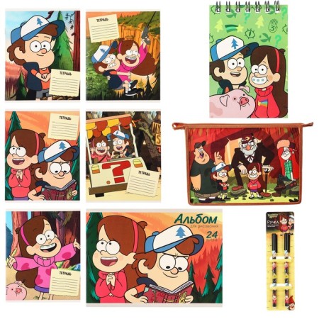 Gift set for the boy Gravity Falls, 9 items-1
