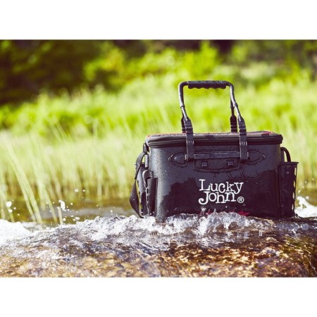 Fishing bag with a holder for rods Lucky John Eva 360x230x250-1
