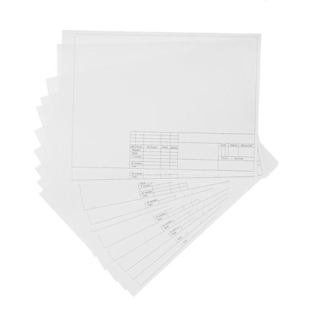 A4 Calligrata drawing folder, 10 sheets, 210 x 297 mm, horizontal frame, stamp, block 160 g/m2-1