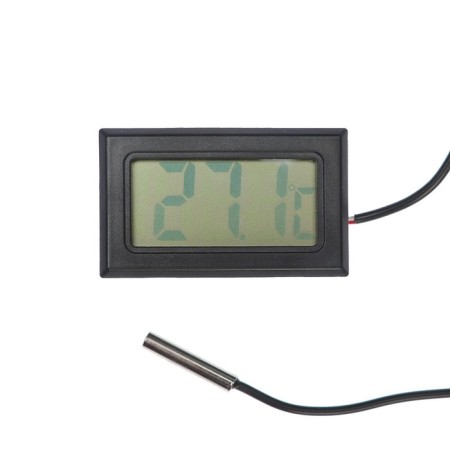 Digital thermometer, LCD screen, wire 1 m-3
