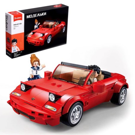 Designer Racing machine Sluban Models, 264 parts, 6+