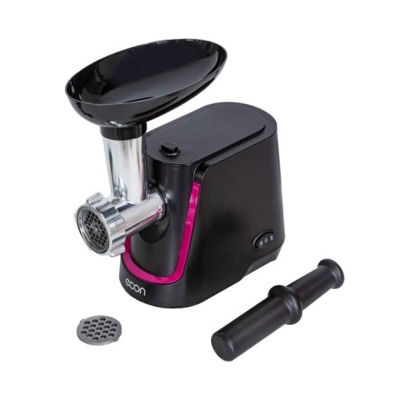 Electric meat grinder ECON ECO-1062MG, 2000W, reverse, 4 nozzles, black and red color-10