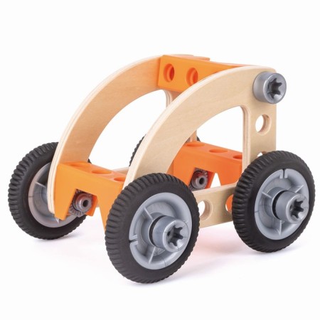 Game set for assembling machines Hape "Designer in a suitcase"-2