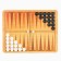 Board game 2 in 1 "backgammon/checkers", large, chips - plastic