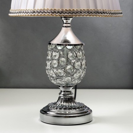 Table lamp 16433/1SL E27 40W silver 25x25x41 cm Risalux-4