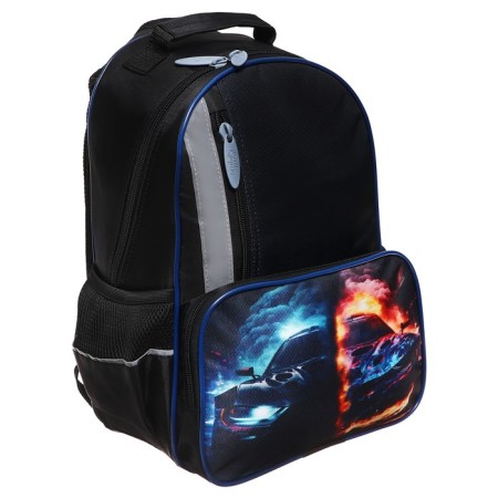 School backpack, 37 x 26 x 13 cm, ergonomic back, Calligrata ORT "Call in Fire"-5