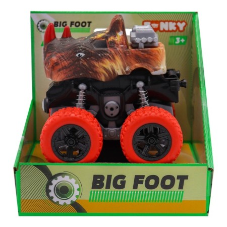 Friction Funky Toys "rhino", 4x4, springs, red red-1