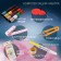 Sewing set, 37 items, in three -tier boxing, 11 × 9 × 9.5 cm, peach color