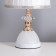 Table lamp "Kim" 1x40W E27 1x5W LED white/gold 23x23x40cm