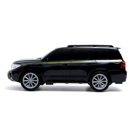 Radio -controlled jeep "Cruiser", 1:16, light, works from batteries, black color-1