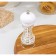 Mill for spices "Skin", ceramic mechanism, 16 × 6 cm, white color